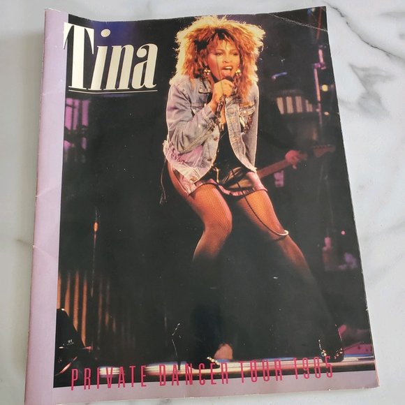 Tina Turner Private Dancer 1985 Concert Tour Program Book - Picture 1 of 12